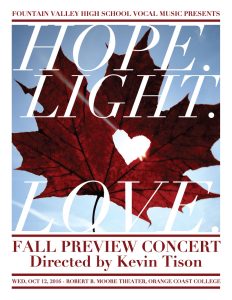 Hope Light and Love This Fall!
