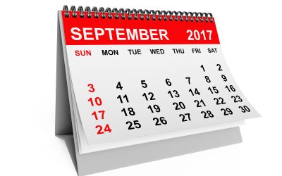 September 2017 Calendar Alerts